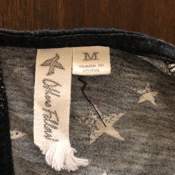 Others Follow. Open Back Tank. Stars & Stripes. Navy Blue, Red, White. Medium. - Picture 7 of 8